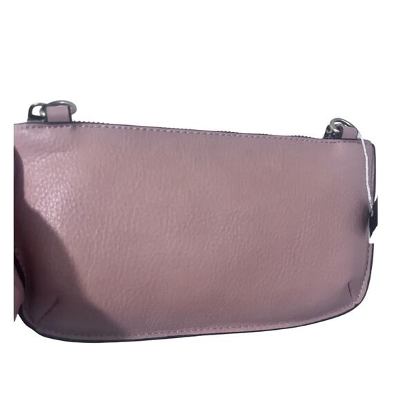 NWT Joy Leather Pink Crossbody with wristlet strap - Picture 2 of 10